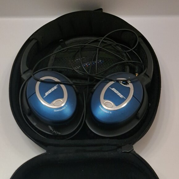 Bose QuietComfort 15 QC15 Noise Cancelling Headphones in Limited Edition Blue